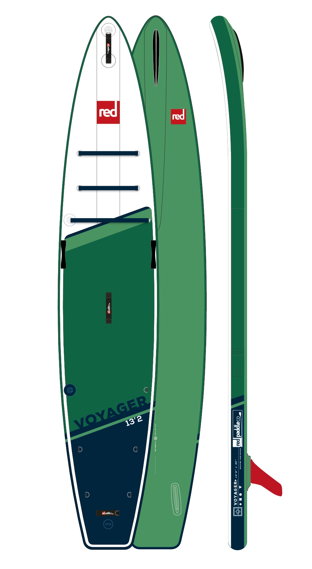 Red Paddle Co VOYAGER+ Board 13'2